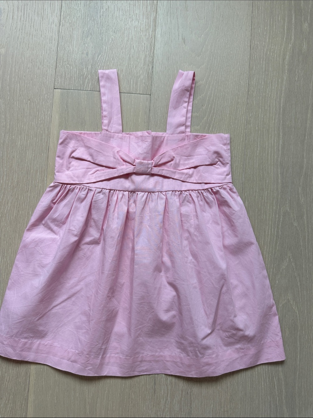 Girls' Pink Bow-Front Tunic Top